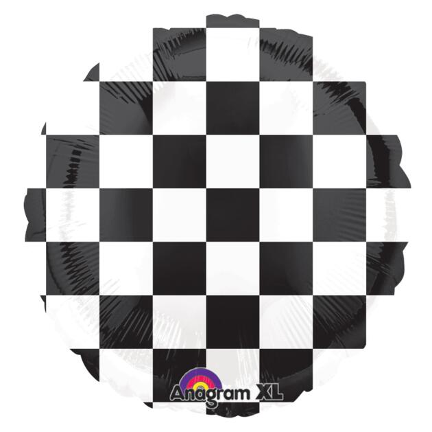 18" CHECKBOARD ROUND