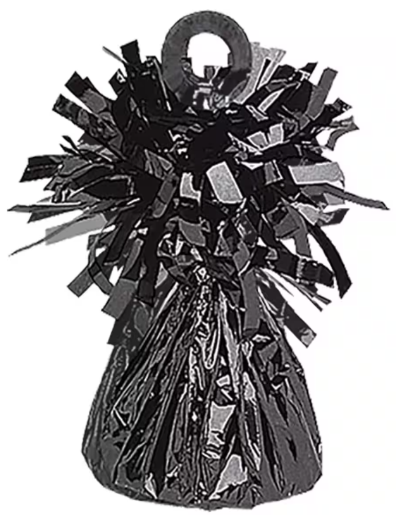 SM FOIL BALLOON WEIGHT - BLACK