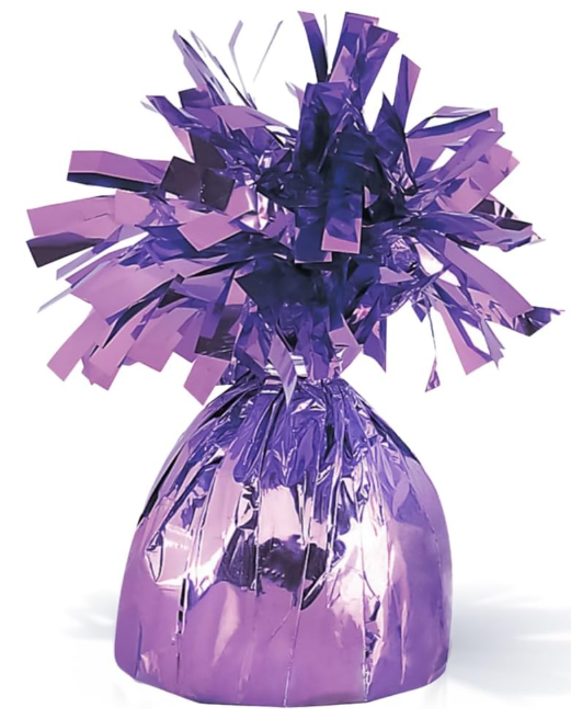 LT. PURPLE BALLOON WEIGHT