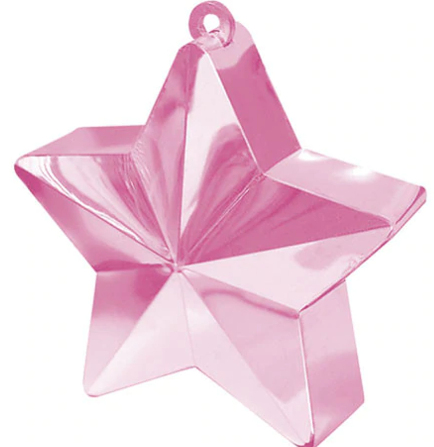 STAR BALLOON WT-PINK