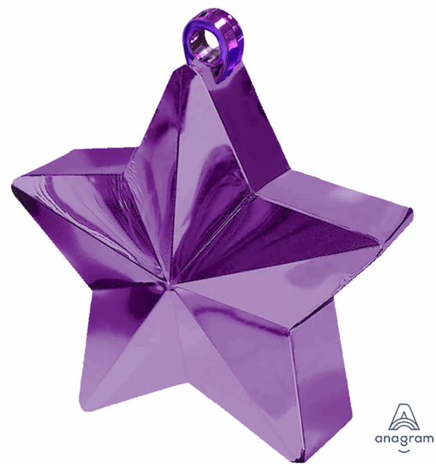 STAR BALLOON WT-PURPLE