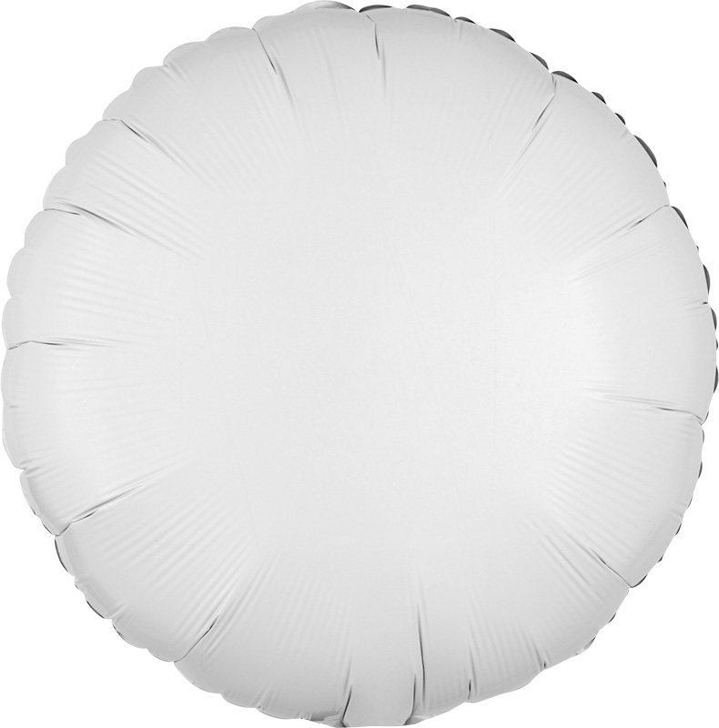 18" WHITE ROUND