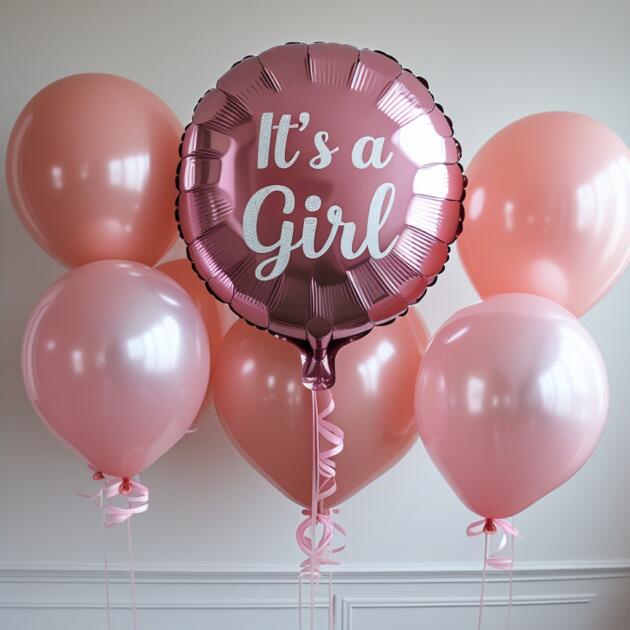 12X6 BABY GIRL SHOWER BOUQUET